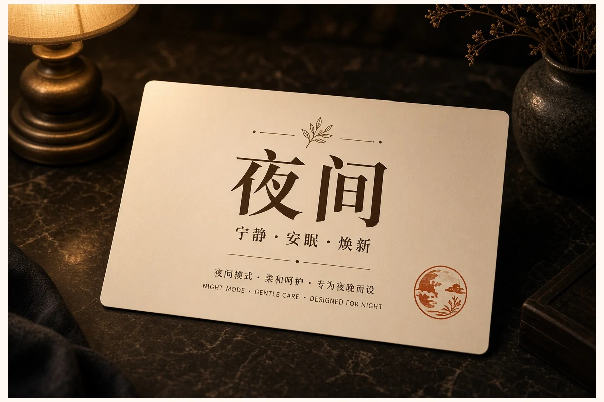夜间功能说明图